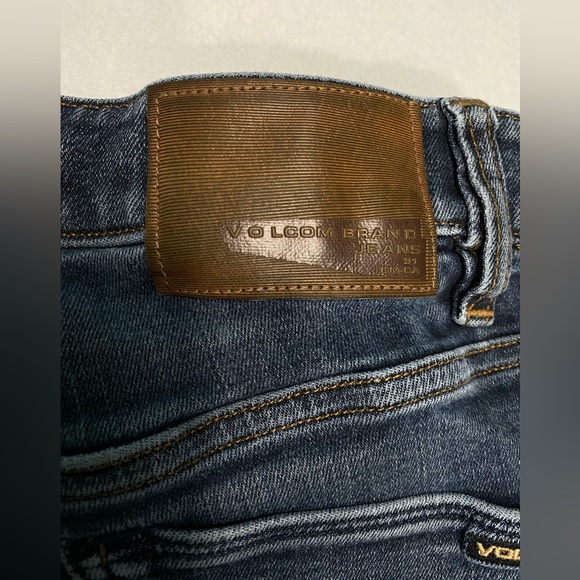 Volcom 2x4 Skinny Stretch Dark Wash Jeans Size 29 #0760 - Picture 4 of 8